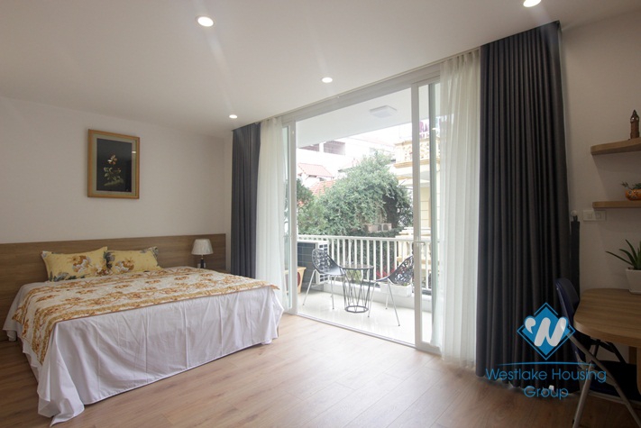 A brand new apartment with nice balcony for rent in Tay ho, Ha noi